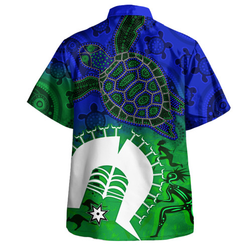 Indigenous Australian Aboriginal Hawaiian Shirt Island Heart Turtle Path Indigenous Australian Aboriginal Hawaiian Shirt Island Heart Turtle Path