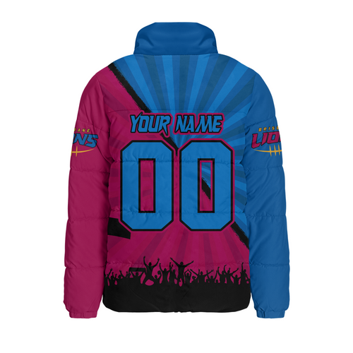 Brisbane Lions Padded Jacket Breaking Through Fan Design