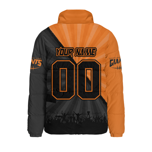 GWS GIANTS Padded Jacket Breaking Through Fan Design