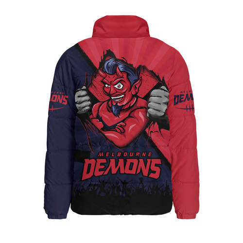 Melbourne Padded Jacket Breaking Through Fan Design