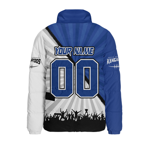 North Melbourne Padded Jacket Breaking Through Fan Design