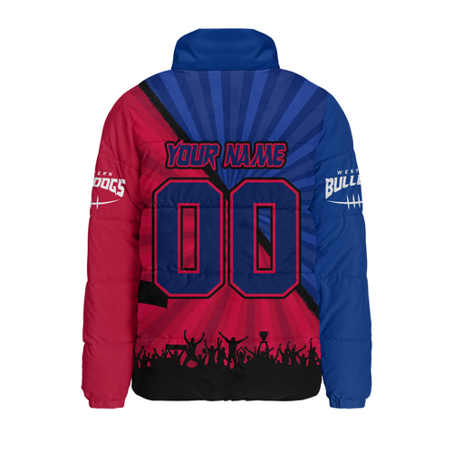 Western Bulldogs Padded Jacket Breaking Through Fan Design