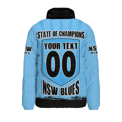 New South Wales Blues Padded Jacket Dynasty Of Blues
