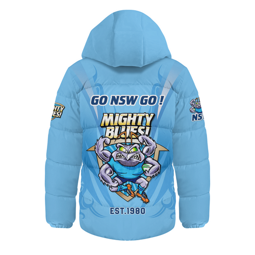 New South Wales Blues Hooded Padded Jacket Custom State Of Origin 2024 Passionate Fan Born To Win Ver 1 New South Wales Blues Hooded Padded Jacket Custom State Of Origin 2024 Passionate Fan Born To Win Ver 1
