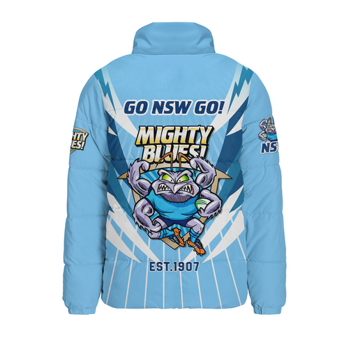 New South Wales Blues Padded Jacket Custom State Of Origin 2024 Passionate Fan Born To Win Ver 2 New South Wales Blues Padded Jacket Custom State Of Origin 2024 Passionate Fan Born To Win Ver 2