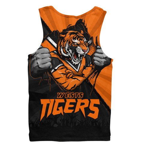 Wests Tigers Men Singlet Fearless Soul Series