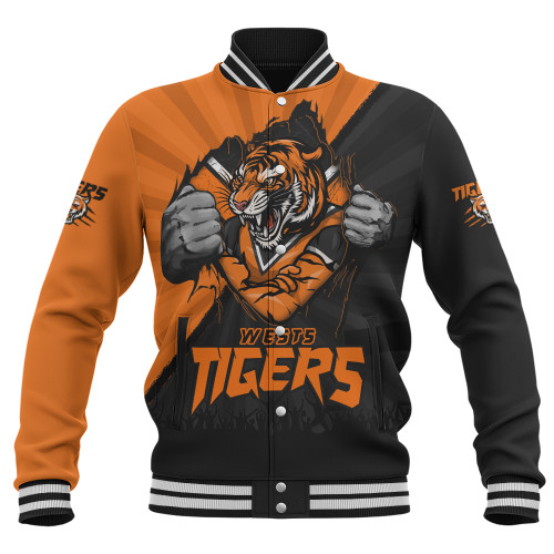 Wests Tigers Baseball Jacket Fearless Soul Series