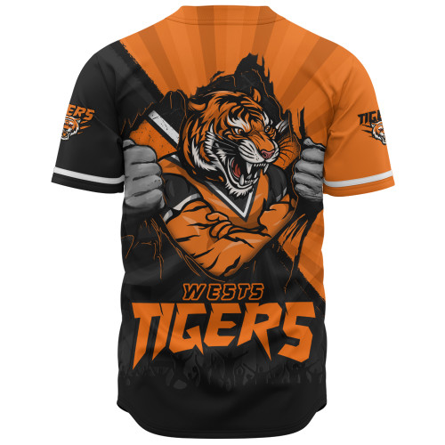 Wests Tigers Baseball Shirt Fearless Soul Series Wests Tigers Baseball Shirt Fearless Soul Series