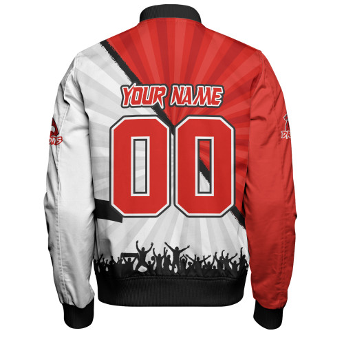 St. George Illawarra Dragons Bomber Jacket Fearless Soul Series