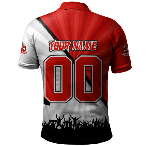 St. George Illawarra Dragons Polo Shirt Fearless Soul Series