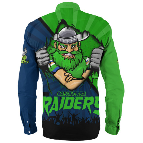 Canberra Raiders Long Sleeve Shirt Fearless Soul Series