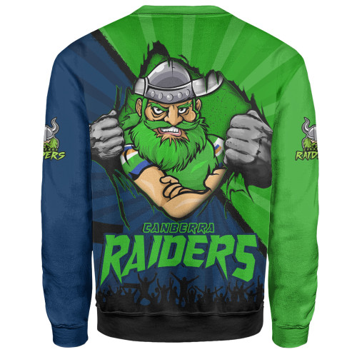 Canberra Raiders Sweatshirt Fearless Soul Series