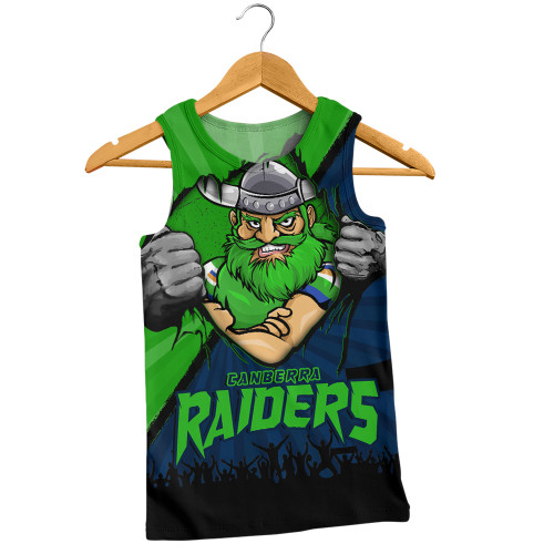 Canberra Raiders Men Singlet Fearless Soul Series