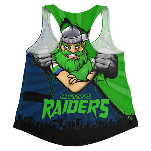 Canberra Raiders Women Racerback Singlet Fearless Soul Series