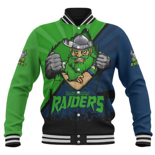 Canberra Raiders Baseball Jacket Fearless Soul Series