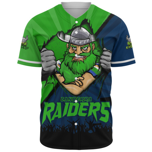 Canberra Raiders Baseball Shirt Fearless Soul Series