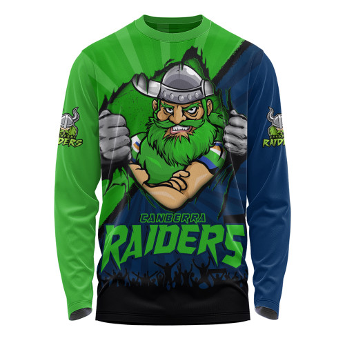 Canberra Raiders Long Sleeve T-shirt Fearless Soul Series