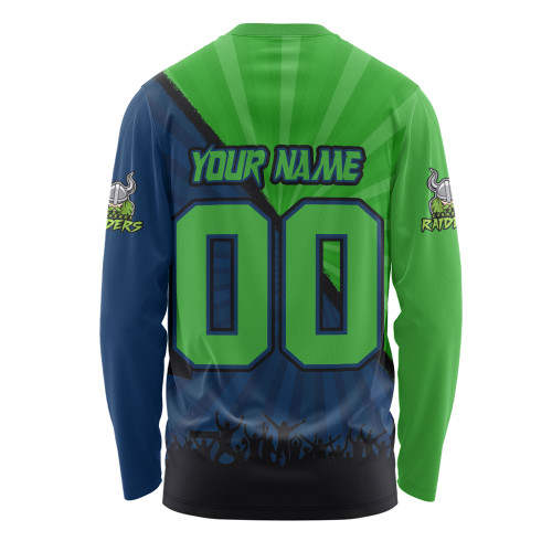 Canberra Raiders Long Sleeve T-shirt Fearless Soul Series Canberra Raiders Long Sleeve T-shirt Fearless Soul Series
