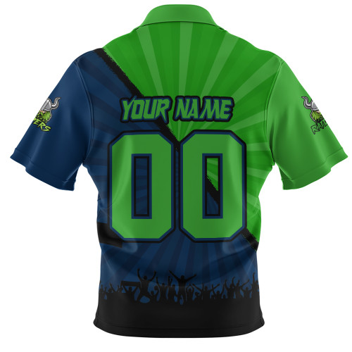 Canberra Raiders Zip Polo Shirt Fearless Soul Series