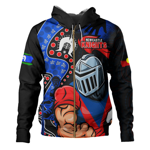 Newcastle Knights Hoodie NAIDOC Indigenous Warrior Spirit