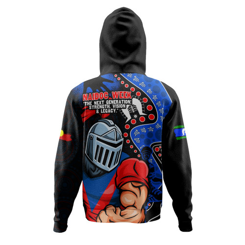 Newcastle Knights Hoodie NAIDOC Indigenous Warrior Spirit