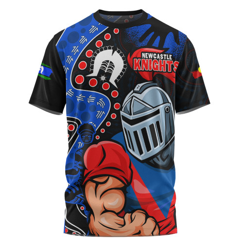 Newcastle Knights T-Shirt NAIDOC Indigenous Warrior Spirit