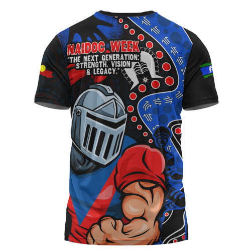 Newcastle Knights T-Shirt NAIDOC Indigenous Warrior Spirit