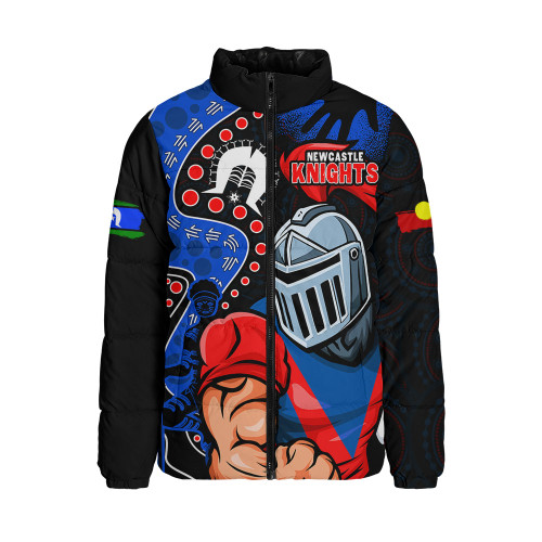 Newcastle Knights Padded Jacket NAIDOC Indigenous Warrior Spirit