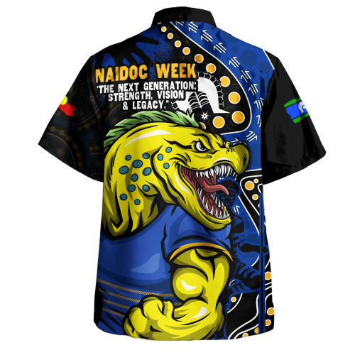 Parramatta Eels Hawaiian Shirt NAIDOC Indigenous Warrior Spirit Parramatta Eels Hawaiian Shirt NAIDOC Indigenous Warrior Spirit