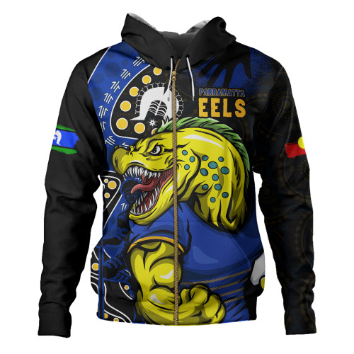 Parramatta Eels Hoodie NAIDOC Indigenous Warrior Spirit Parramatta Eels Hoodie NAIDOC Indigenous Warrior Spirit