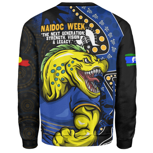 Parramatta Eels Sweatshirt NAIDOC Indigenous Warrior Spirit