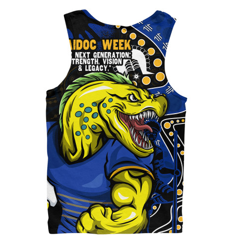 Parramatta Eels Men Singlet NAIDOC Indigenous Warrior Spirit