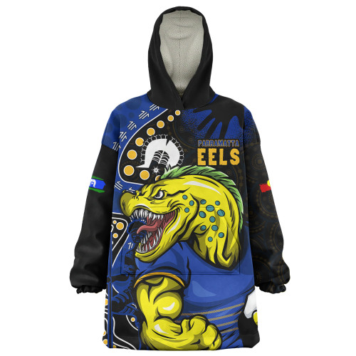 Parramatta Eels Snug Hoodie NAIDOC Indigenous Warrior Spirit