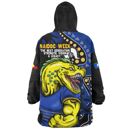 Parramatta Eels Snug Hoodie NAIDOC Indigenous Warrior Spirit