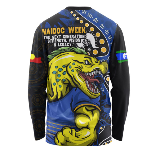Parramatta Eels Long Sleeve T-shirt NAIDOC Indigenous Warrior Spirit