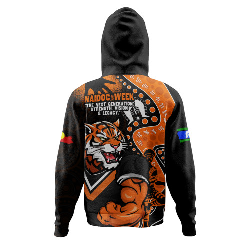 Wests Tigers Hoodie NAIDOC Indigenous Warrior Spirit