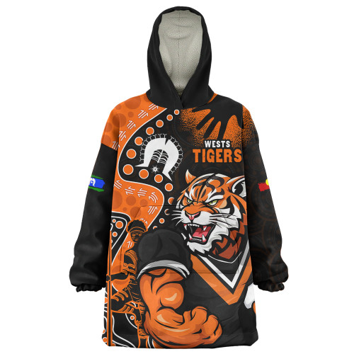 Wests Tigers Snug Hoodie NAIDOC Indigenous Warrior Spirit