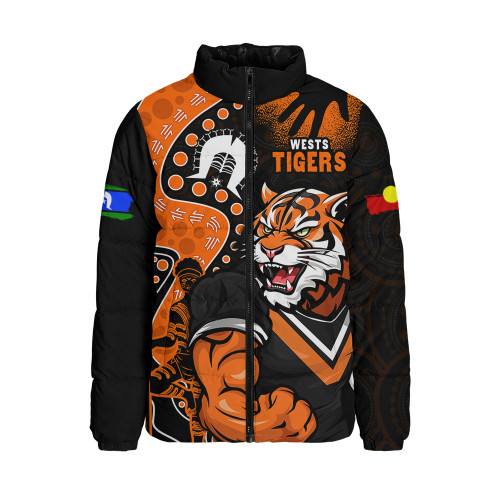 Wests Tigers Padded Jacket NAIDOC Indigenous Warrior Spirit