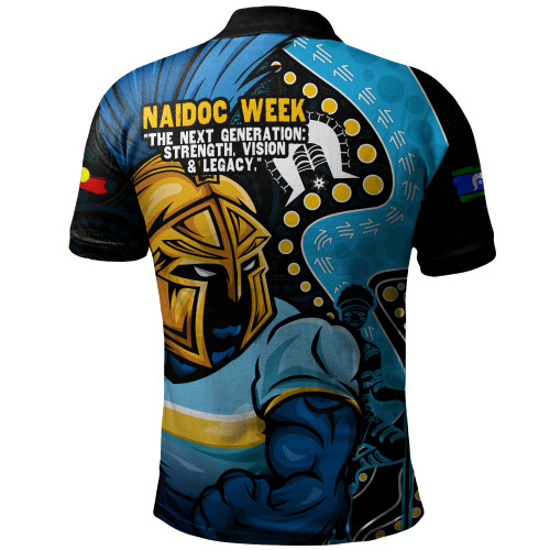 Gold Coast Titans Polo Shirt NAIDOC Indigenous Warrior Spirit