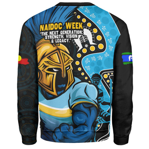 Gold Coast Titans Sweatshirt NAIDOC Indigenous Warrior Spirit