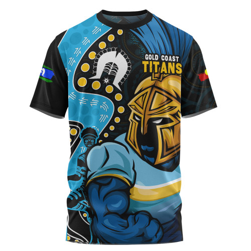 Gold Coast Titans T-Shirt NAIDOC Indigenous Warrior Spirit