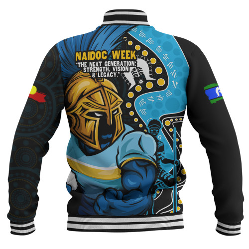 Gold Coast Titans Baseball Jacket NAIDOC Indigenous Warrior Spirit