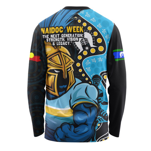 Gold Coast Titans Long Sleeve T-shirt NAIDOC Indigenous Warrior Spirit