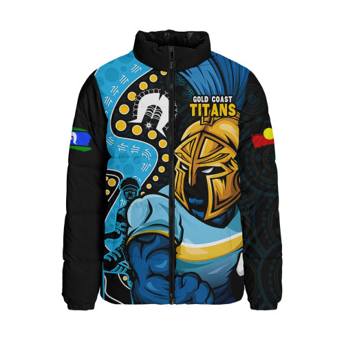 Gold Coast Titans Padded Jacket NAIDOC Indigenous Warrior Spirit