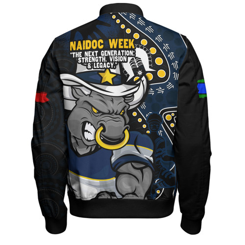 North Queensland Cowboys Bomber Jacket NAIDOC Indigenous Warrior Spirit North Queensland Cowboys Bomber Jacket NAIDOC Indigenous Warrior Spirit
