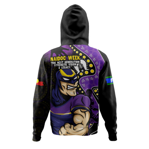 Melbourne Storm Hoodie NAIDOC Indigenous Warrior Spirit