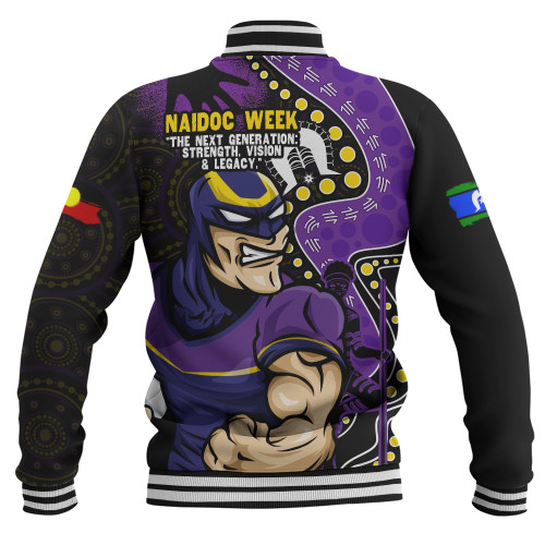Melbourne Storm Baseball Jacket NAIDOC Indigenous Warrior Spirit