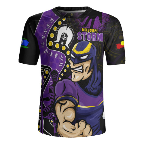 Melbourne Storm Rugby Jersey NAIDOC Indigenous Warrior Spirit
