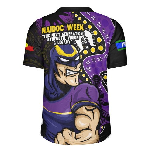 Melbourne Storm Rugby Jersey NAIDOC Indigenous Warrior Spirit