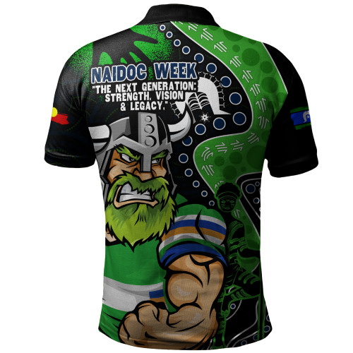 Canberra Raiders Polo Shirt NAIDOC Indigenous Warrior Spirit Canberra Raiders Polo Shirt NAIDOC Indigenous Warrior Spirit
